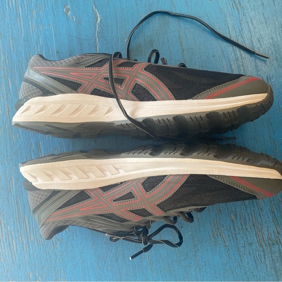 Asics Black and Gray Athletic Sneakers - Picture 3 of 4